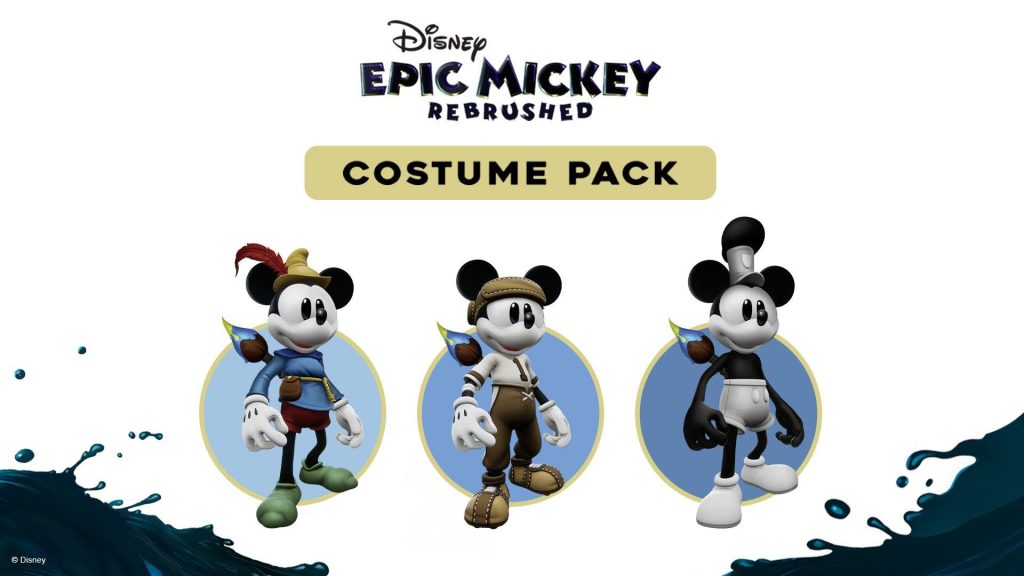 Disney Epic Mickey Rebrushed - Costume Pack